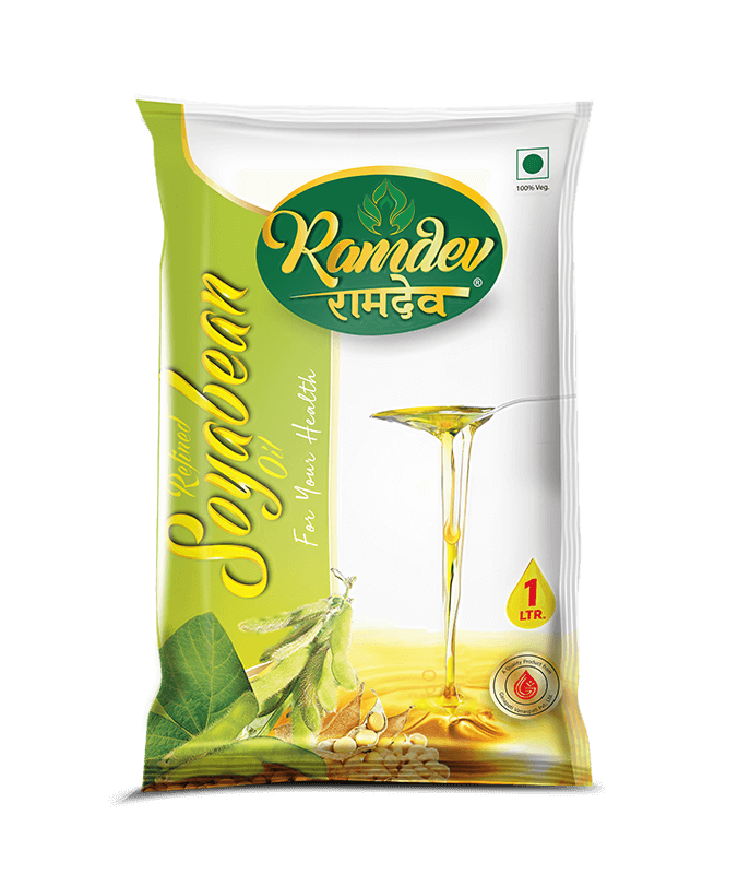 Ramdev Soyabean Oil - 1 litre Pouch